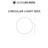 The Enfield' - Circular or Round Acrylic Light box